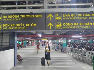 CÁCH GỬI XE MÁY Ở SÂN BAY TÂN SƠN NHẤT & LƯU Ý